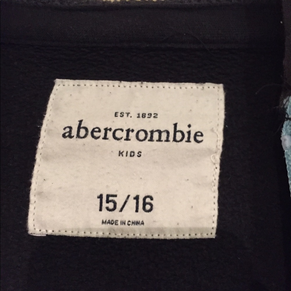 Boys’ Abercrombie Full Zip Hoodie - Picture 3 of 3